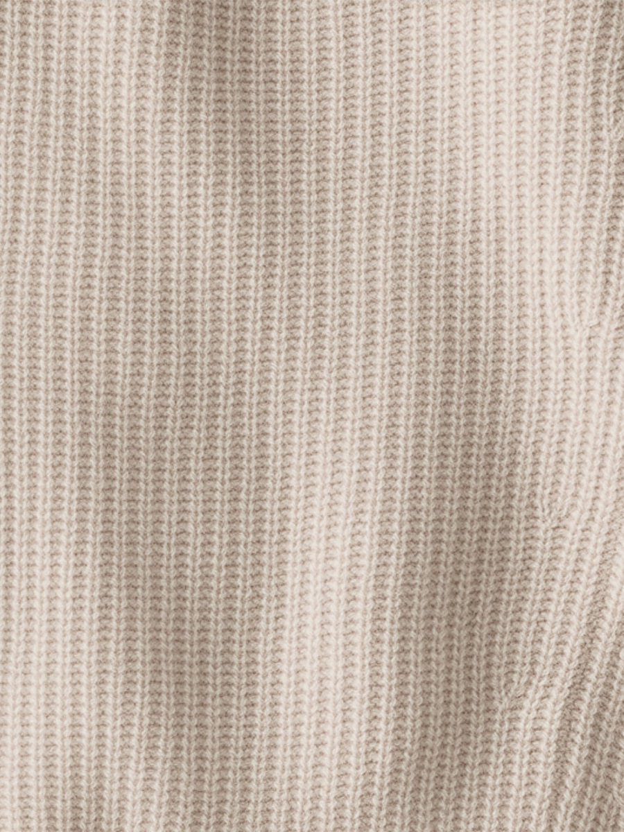 Cashmere Shaker Stitch Knit Cardigan