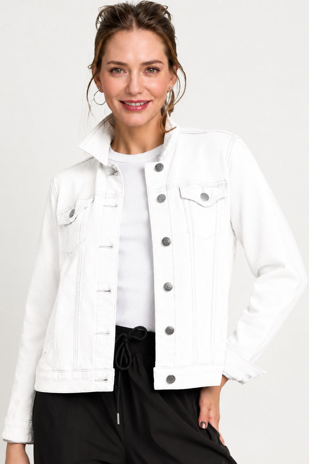 Soft Stretch Denim Jacket