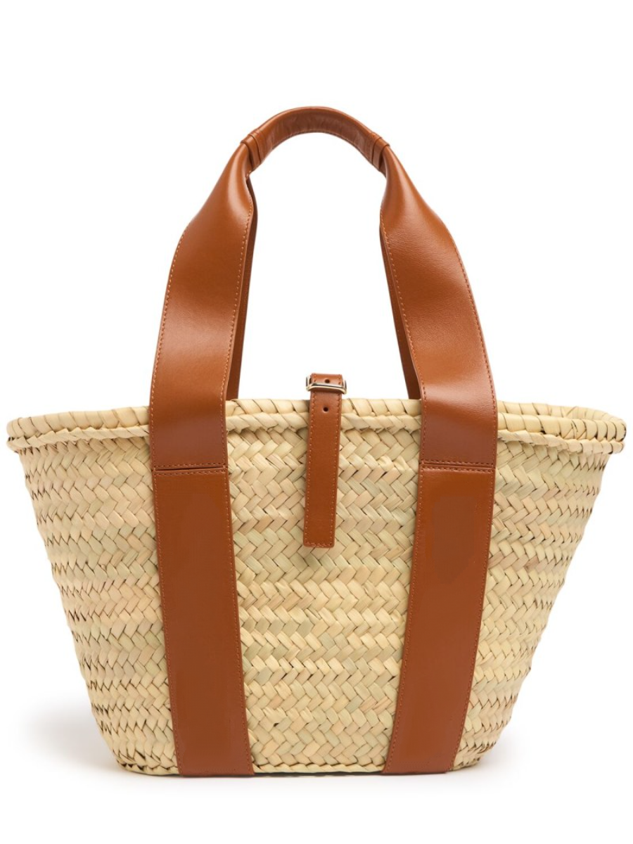 Midi Sense Raffia Tote Bag