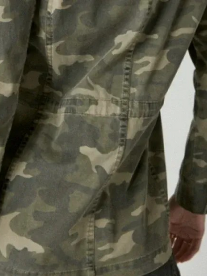 Lucky Brand Camo Printed Utility Jacket