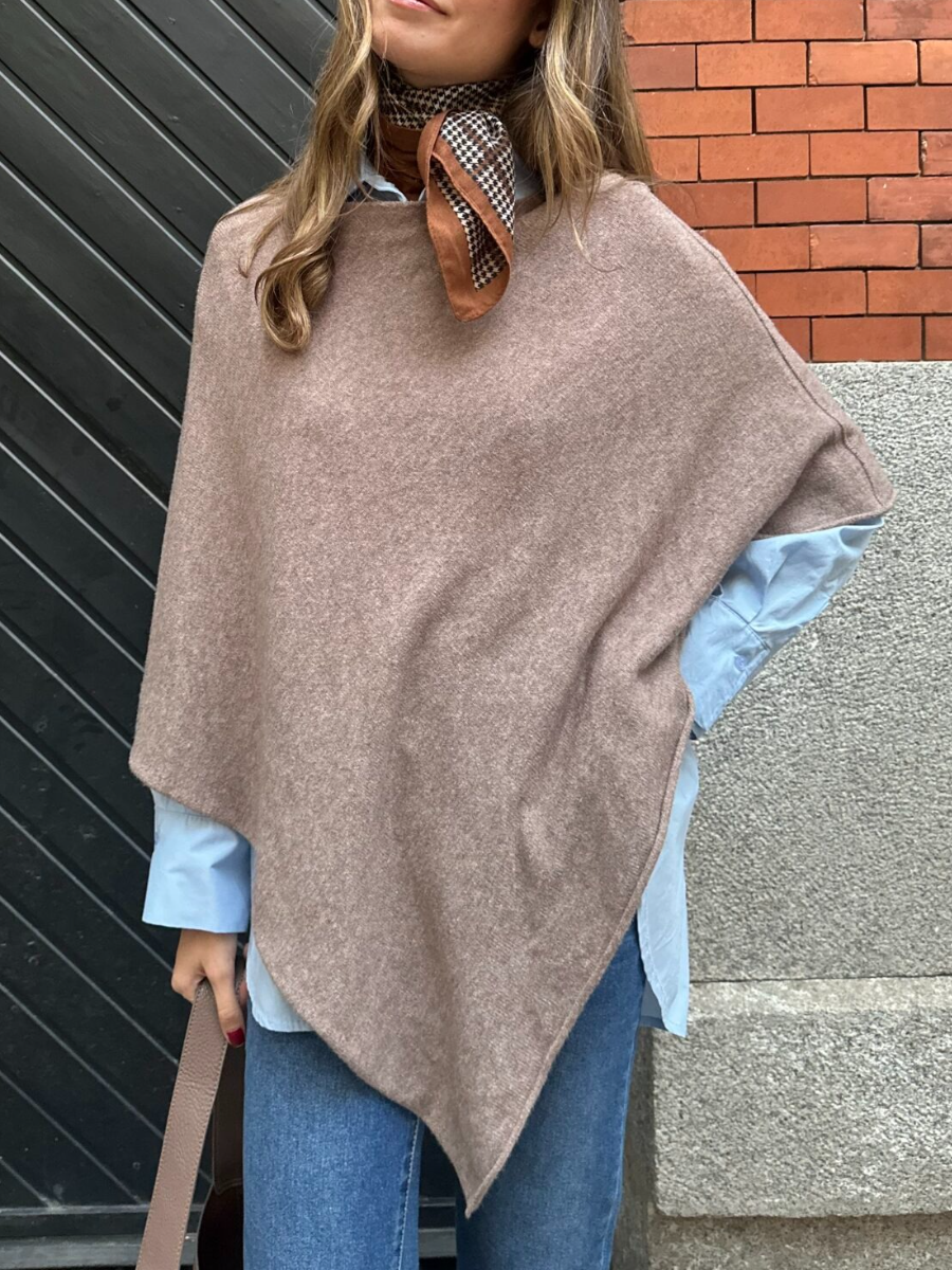 Mink Knit Cape