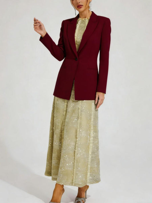 Fashion Sequin Maxi Dress