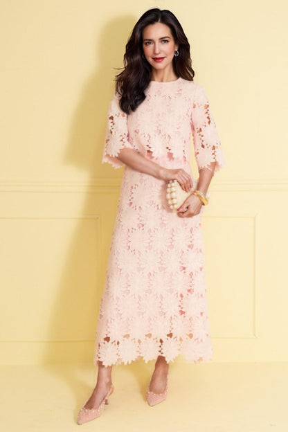 Gorgeous Lace Set, Baby Pink