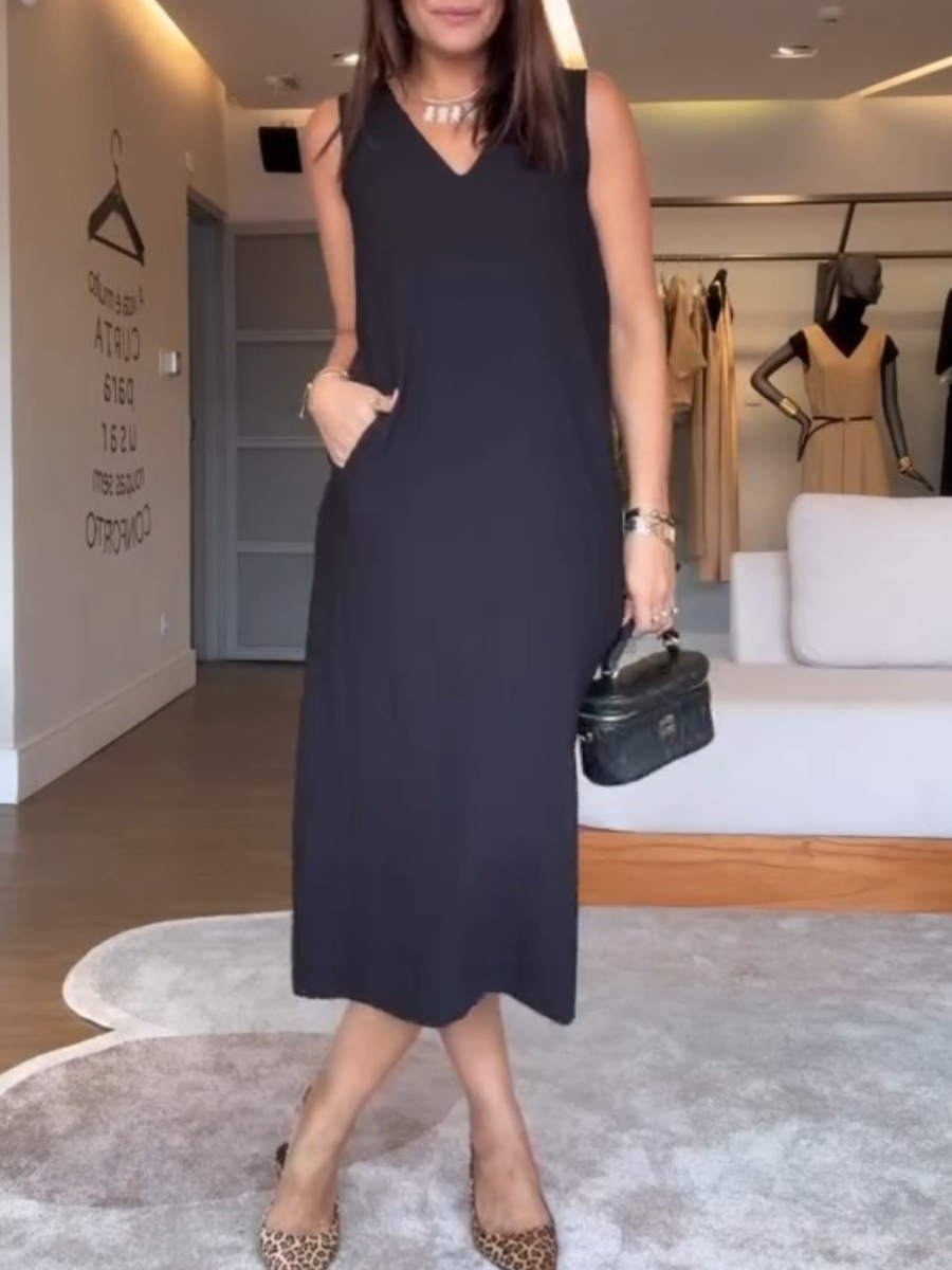 Elegant And Simple Long Dress