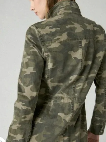 Lucky Brand Camo Printed Utility Jacket