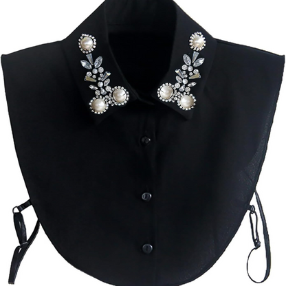 Diamond Pearl False Collar Fake Collar Half Shirt Dickey