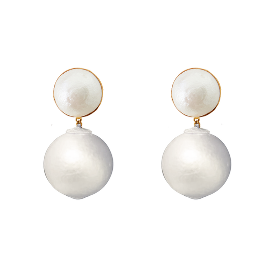 Cotton Pearl Classic 2 Drop- White
