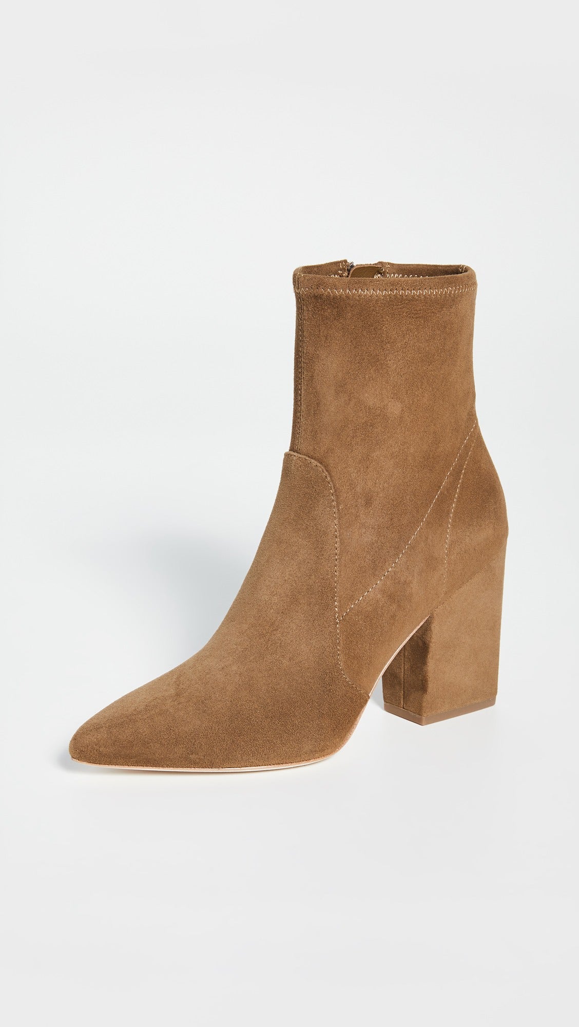 Elise Slim Ankle Booties With Block Heel