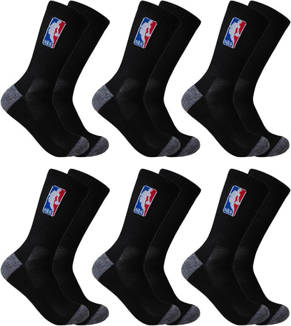 Youth Sports Thick Socks 6 Pack