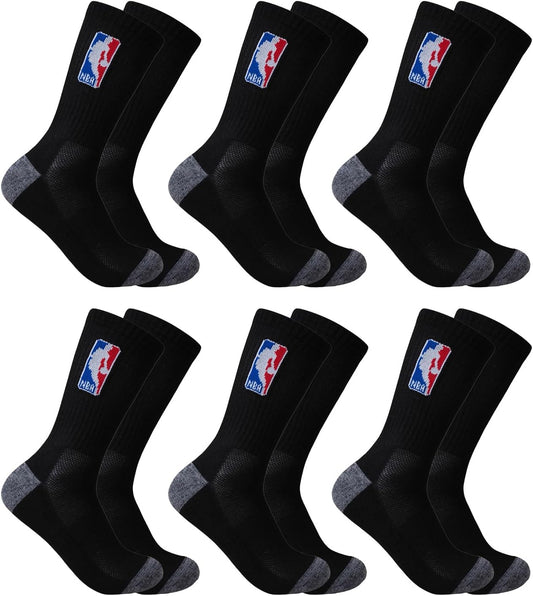 Youth Sports Thick Socks 6 Pack