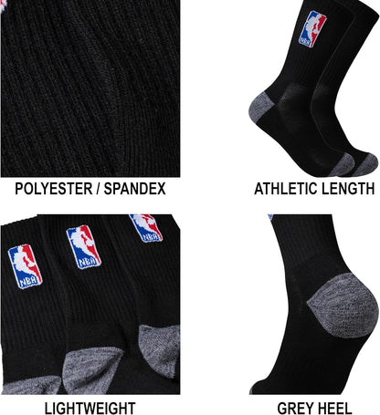 Youth Sports Thick Socks 6 Pack