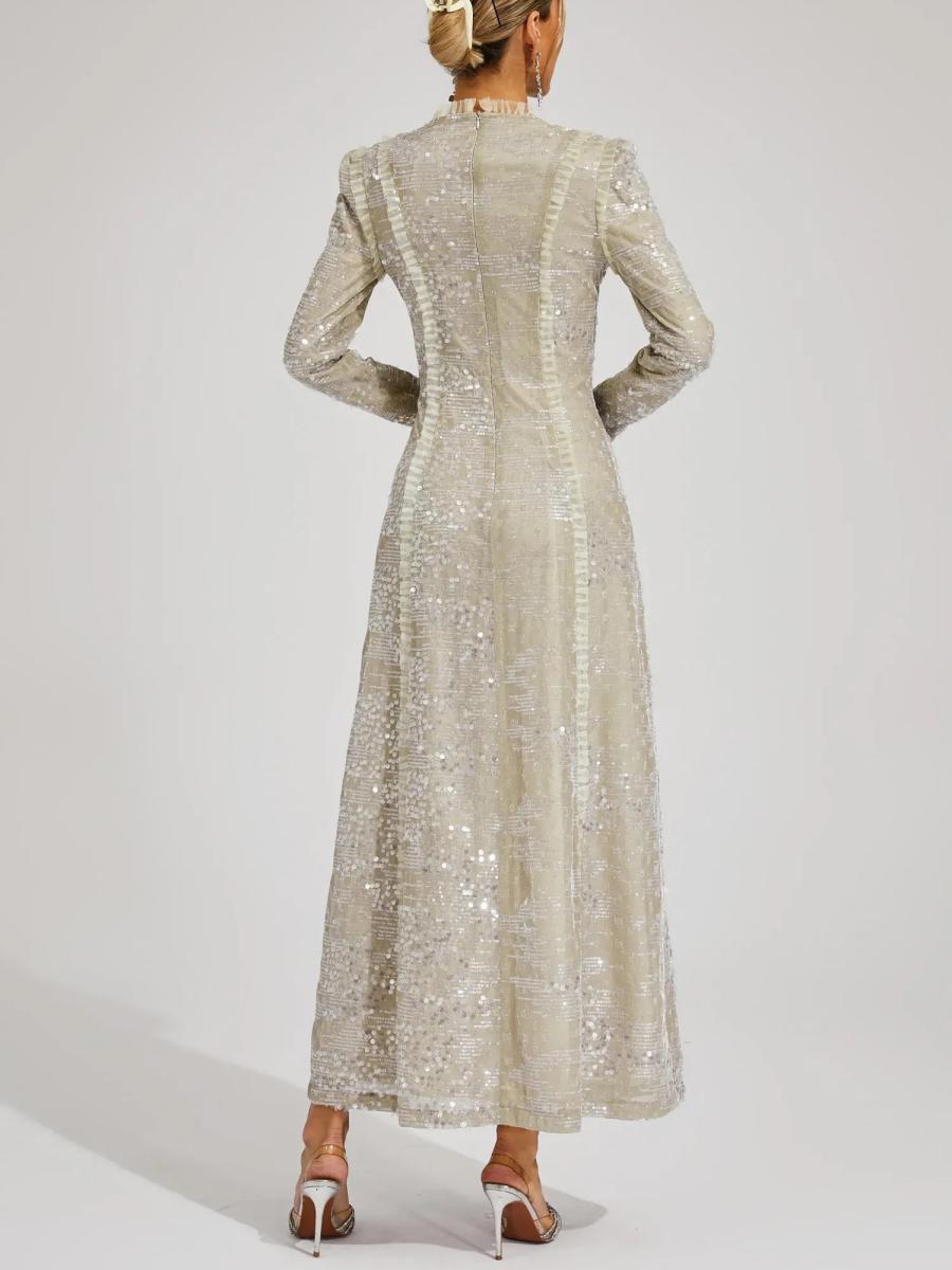 Fashion Sequin Maxi Dress
