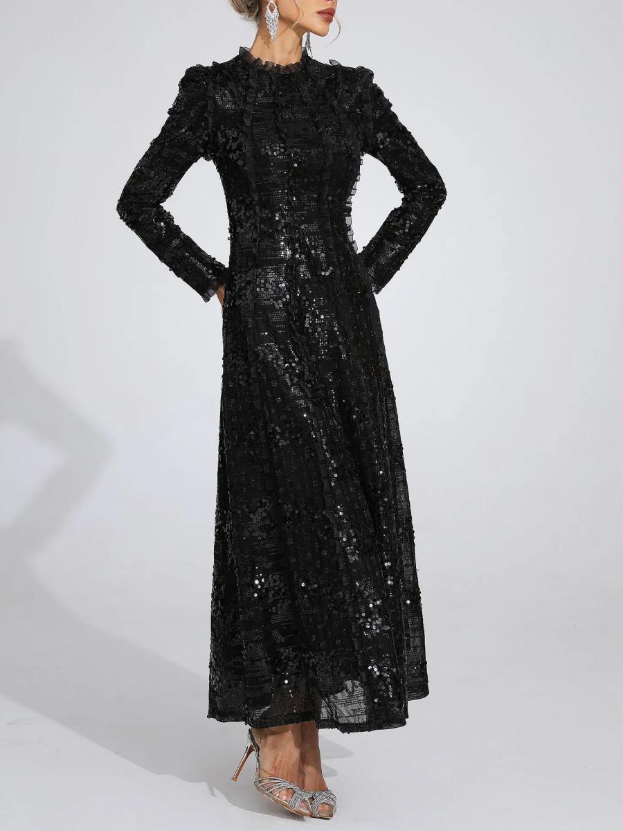 Fashion Sequin Maxi Dress