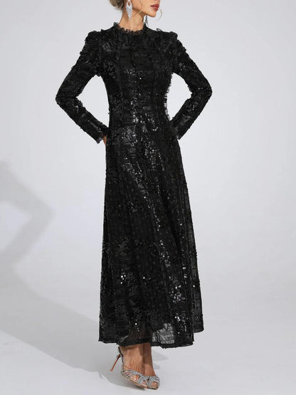 Fashion Sequin Maxi Dress