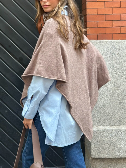 Mink Knit Cape