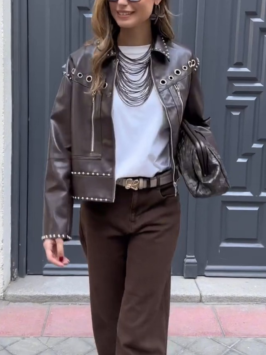 Leather Ring Jacket