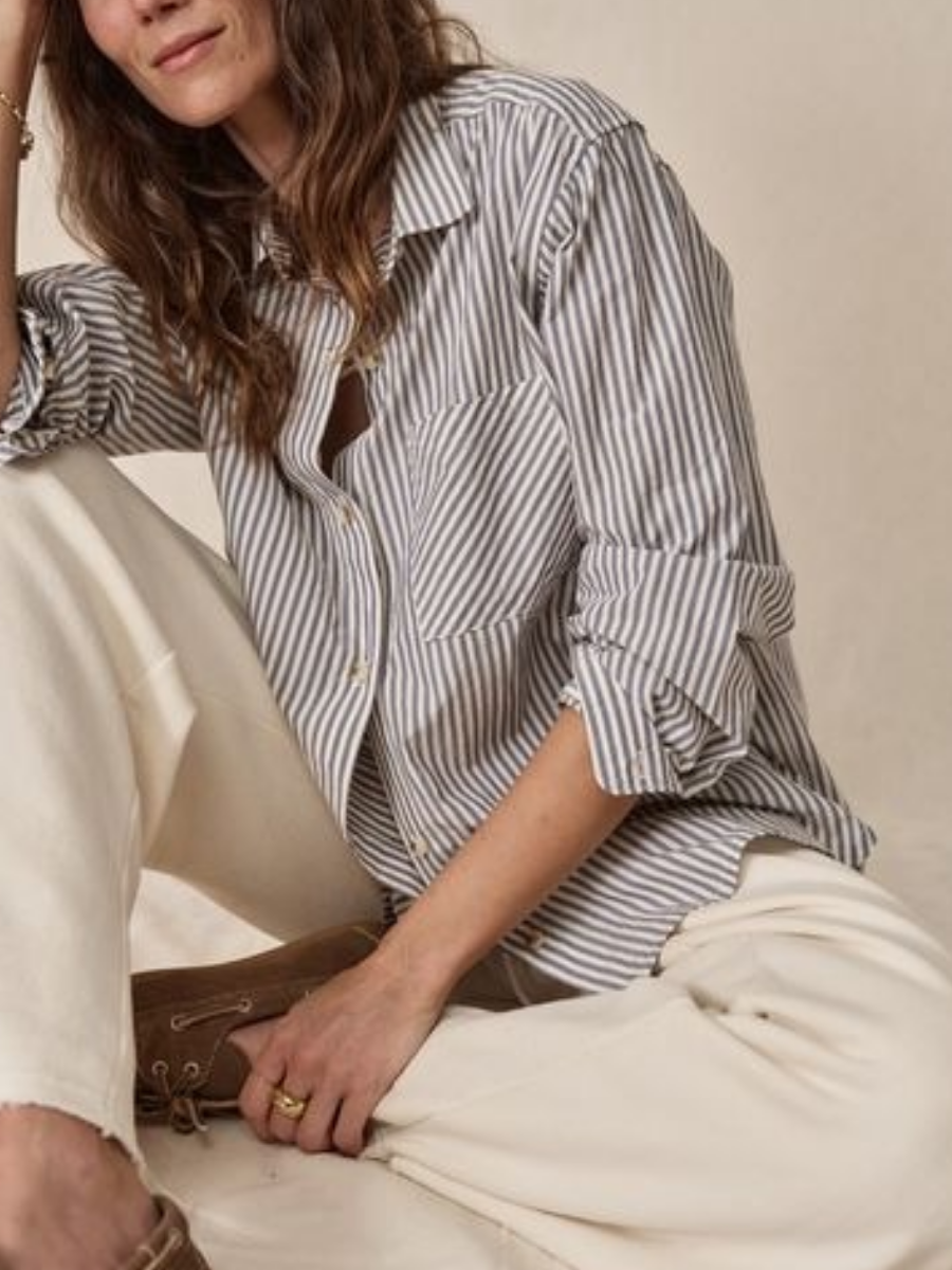 Organic Cotton Poplin Big Shirt