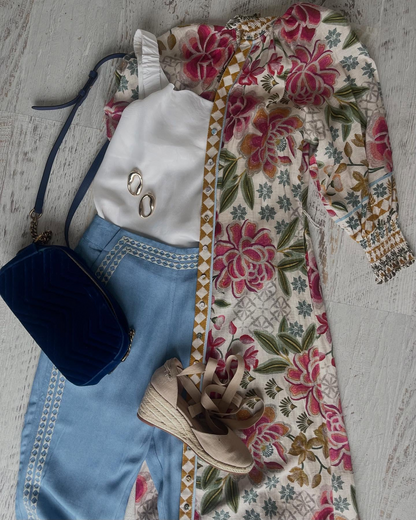 Gorgeous Spring Floral Shirt Dress