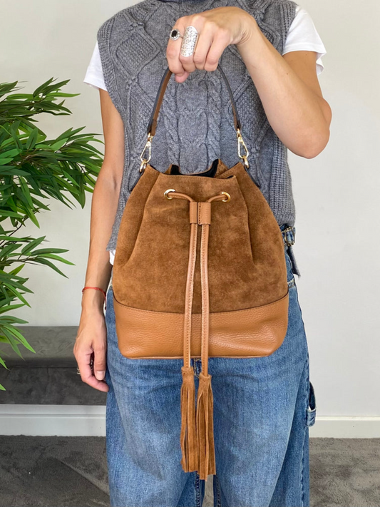 Leather Mini Shopper Bag