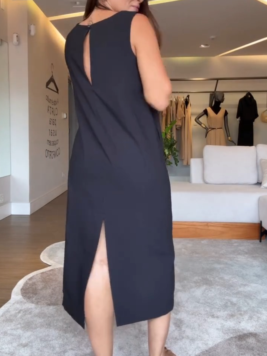 Elegant And Simple Long Dress