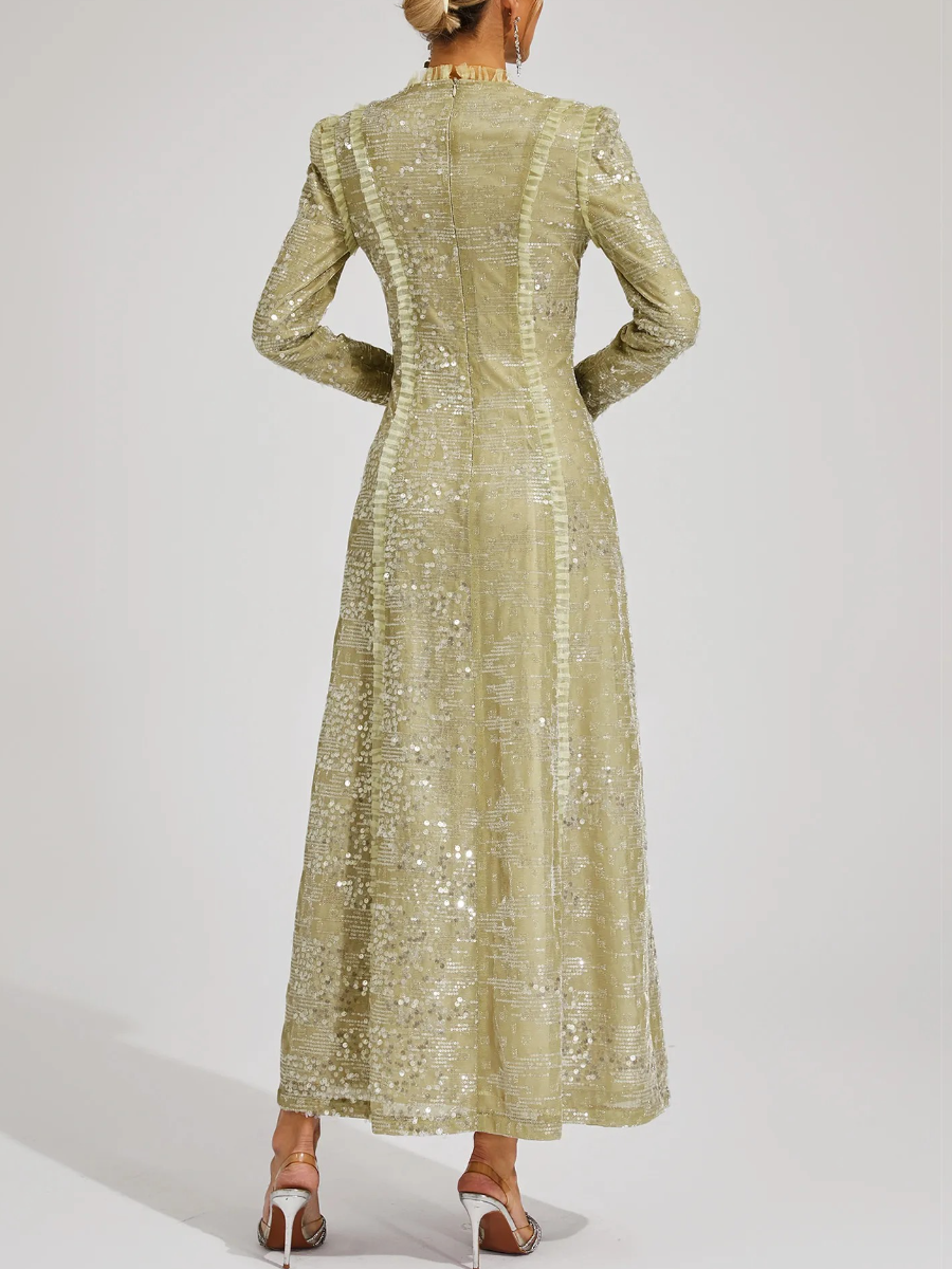 Fashion Sequin Maxi Dress