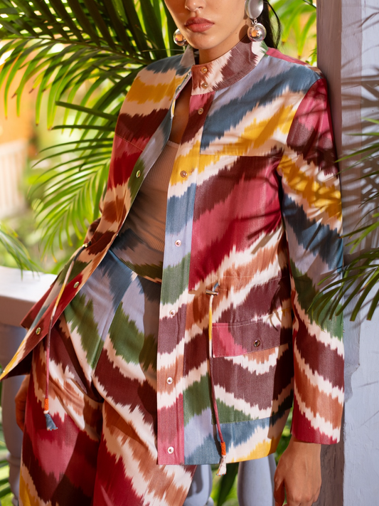 Rainbow Ikat Jacket