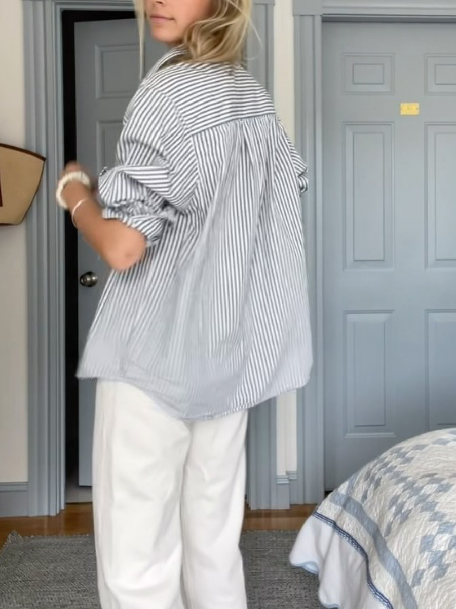 Organic Cotton Poplin Big Shirt