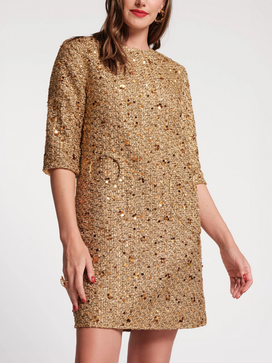 Mod Sequin Dress