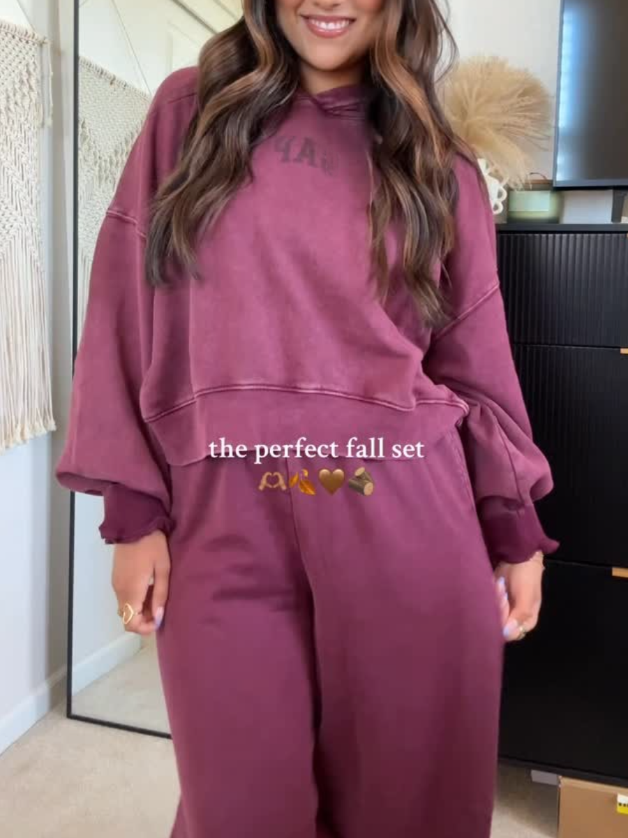 Soft And Comfortable Red Two Pice Sets