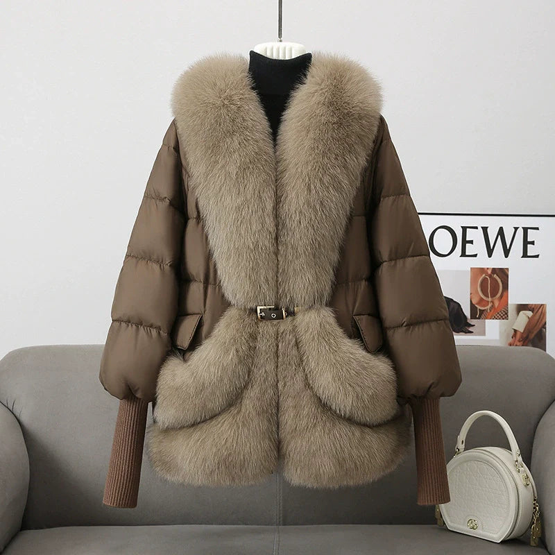 Soft Jacket With Detachable Fur