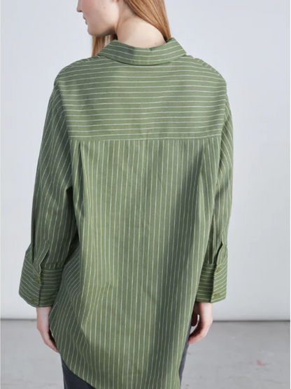 Striped Shirt-Green