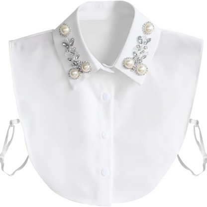 Diamond Pearl False Collar Fake Collar Half Shirt Dickey