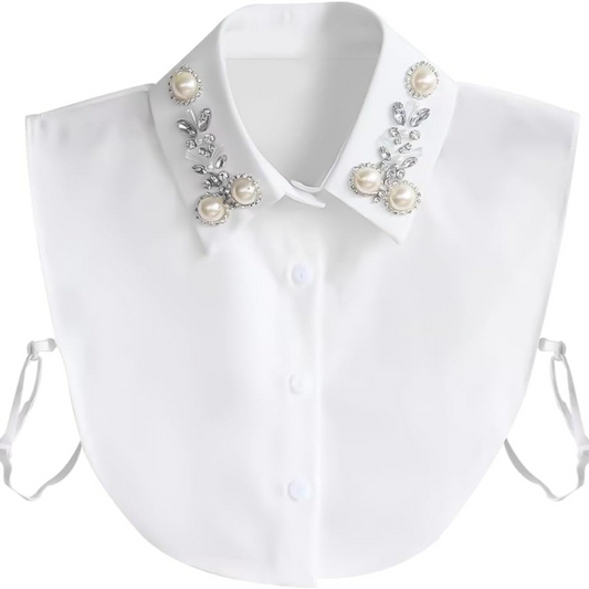 Diamond Pearl False Collar Fake Collar Half Shirt Dickey