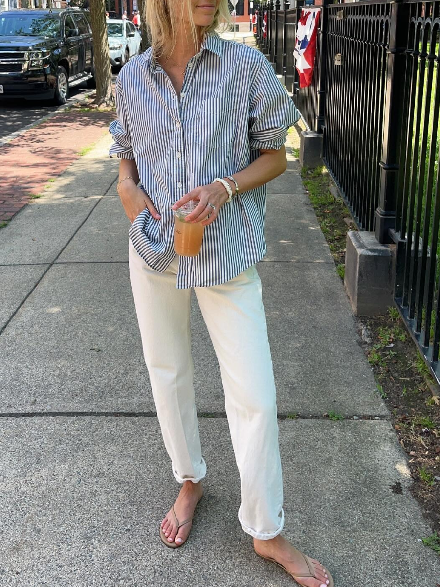 Organic Cotton Poplin Big Shirt