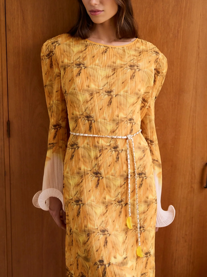 BATHERS FLUTED PLEAT MAXI DRESS