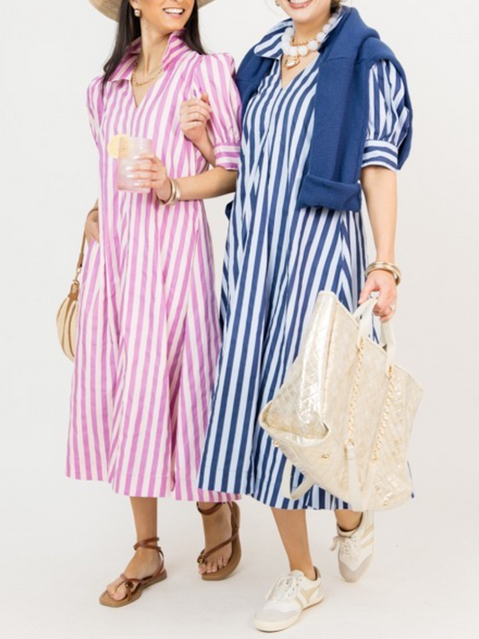 Darby Pleated Maxi Dresses