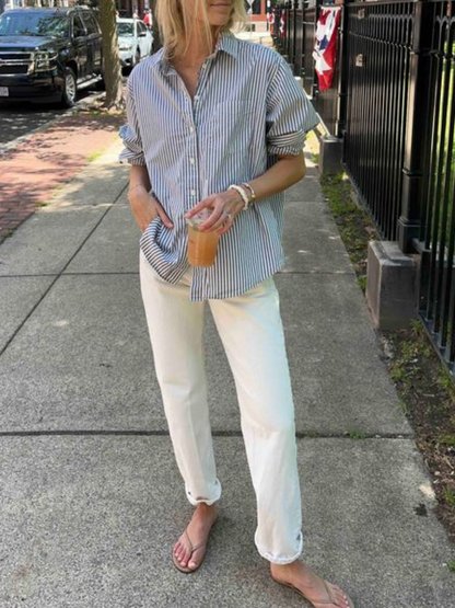 Organic Cotton Poplin Big Shirt