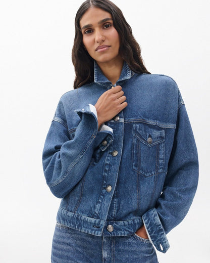 Soft Stretch Denim Jacket