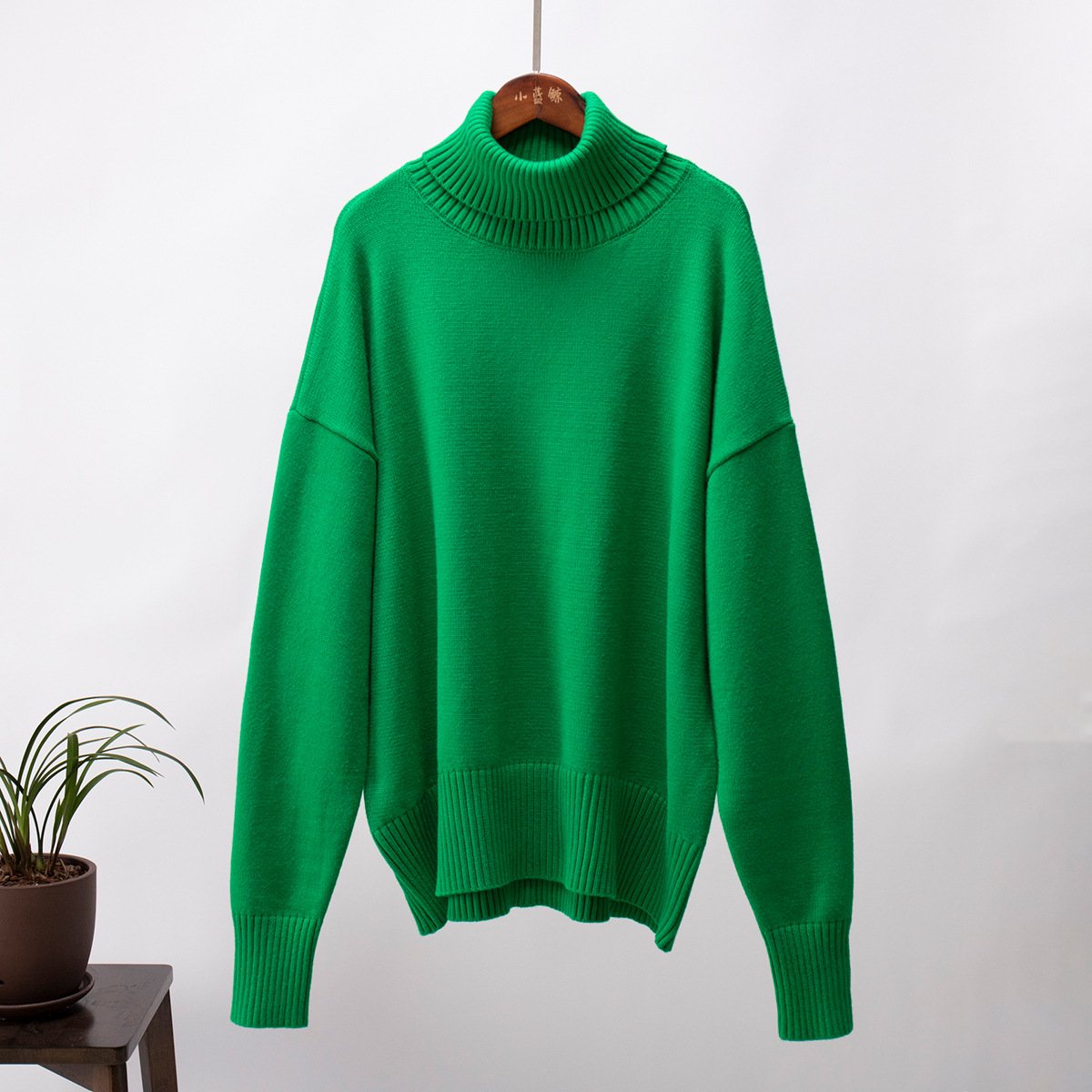 Classic Loose Turtleneck Sweater