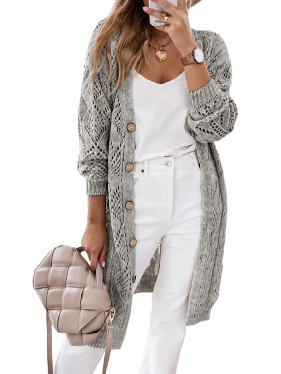 Casual Fall Knit Cardigan