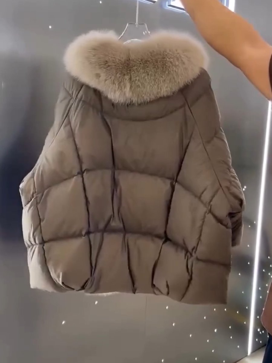 Soft Jacket With Detachable Fur